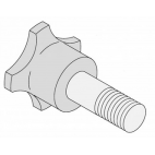 Black Guard Knob and Stud P-118484